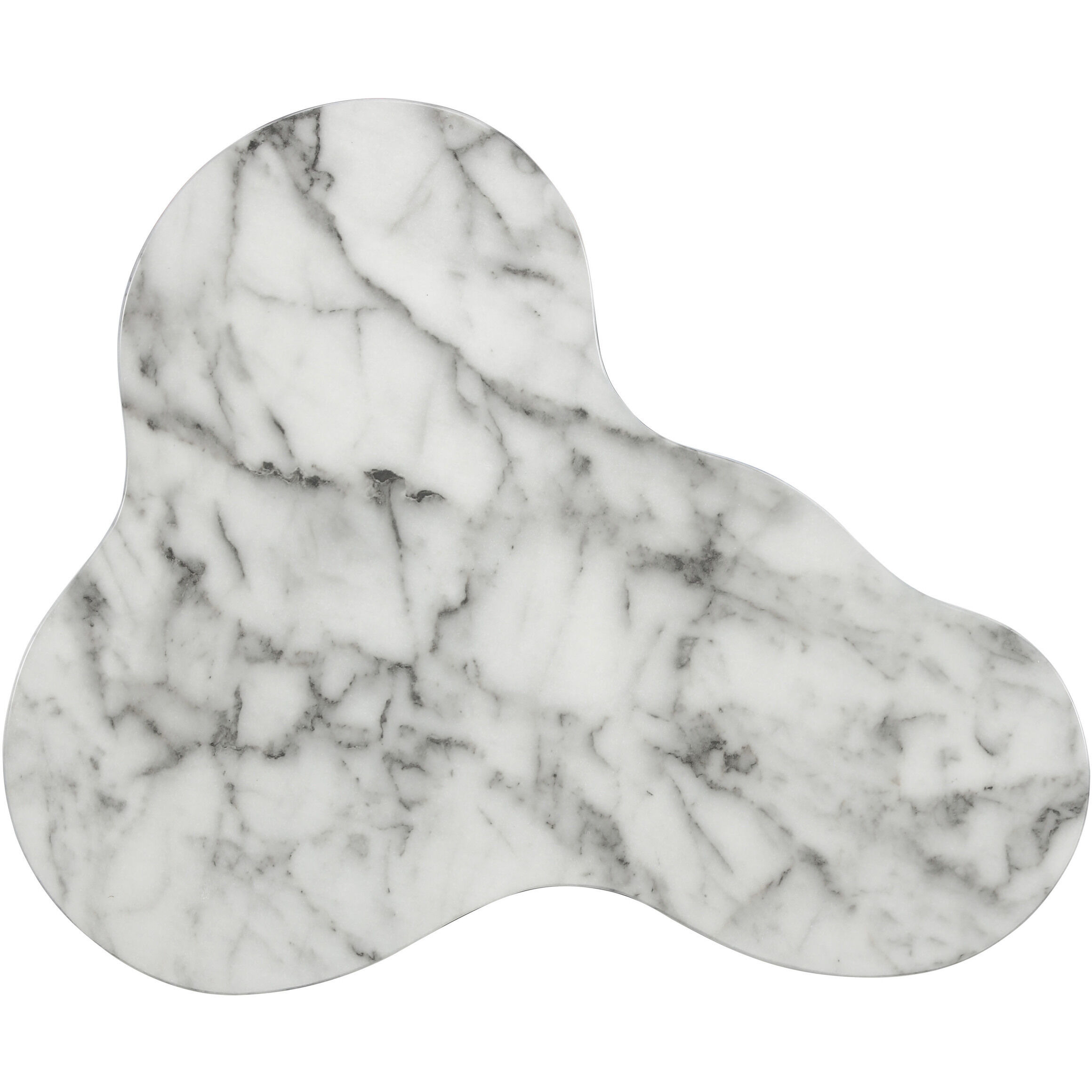 Ava 18 X 18 inch Marble Look Outdoor End Table, Small